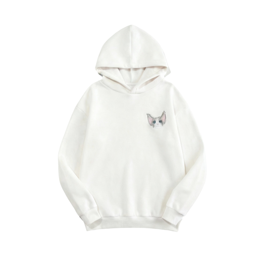 Embroidered Custom Pet Portrait Hoodie