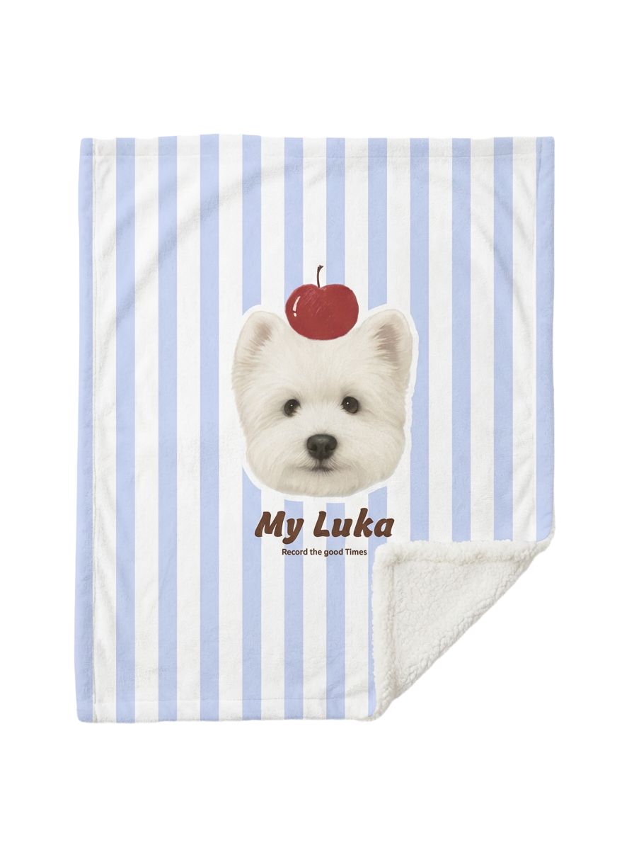 Custom Pet Portrait Blanket