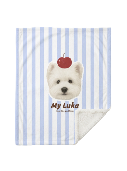 Custom Pet Portrait Blanket