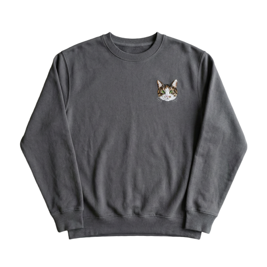 Embroidered Custom Pet Portrait Sweatshirt