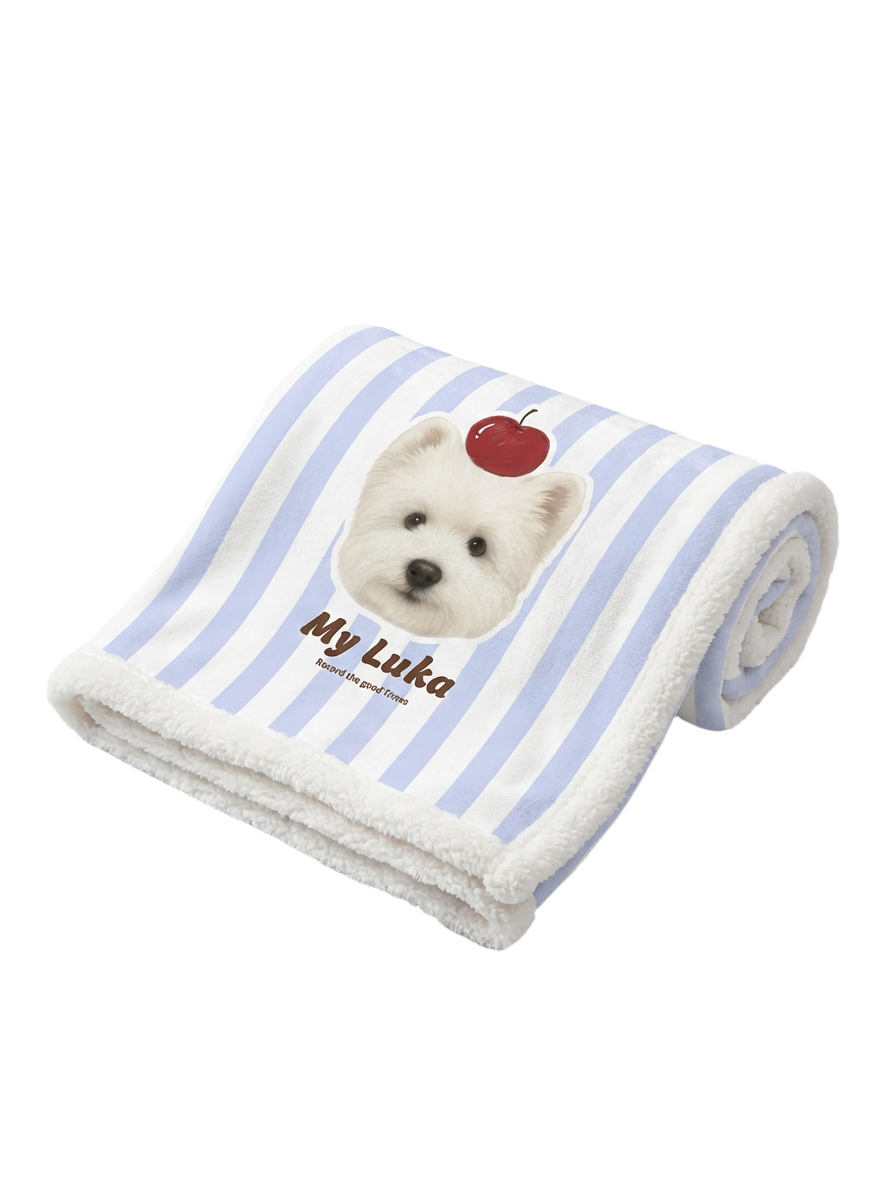 Custom Pet Portrait Blanket