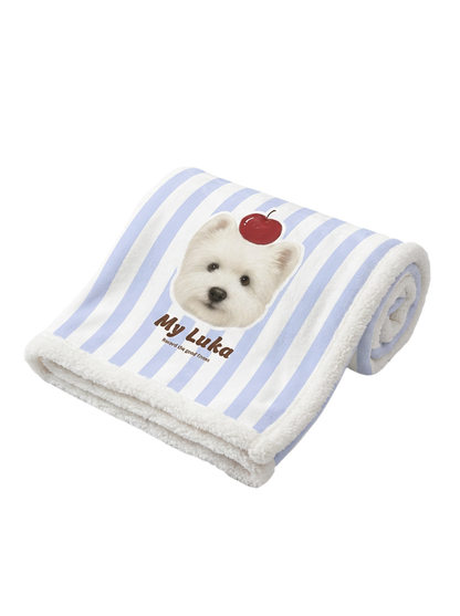 Custom Pet Portrait Blanket