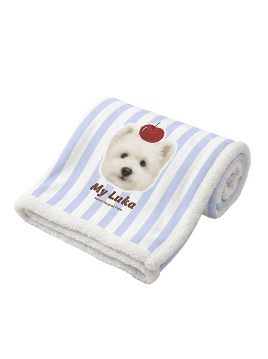 Custom Pet Portrait Blanket