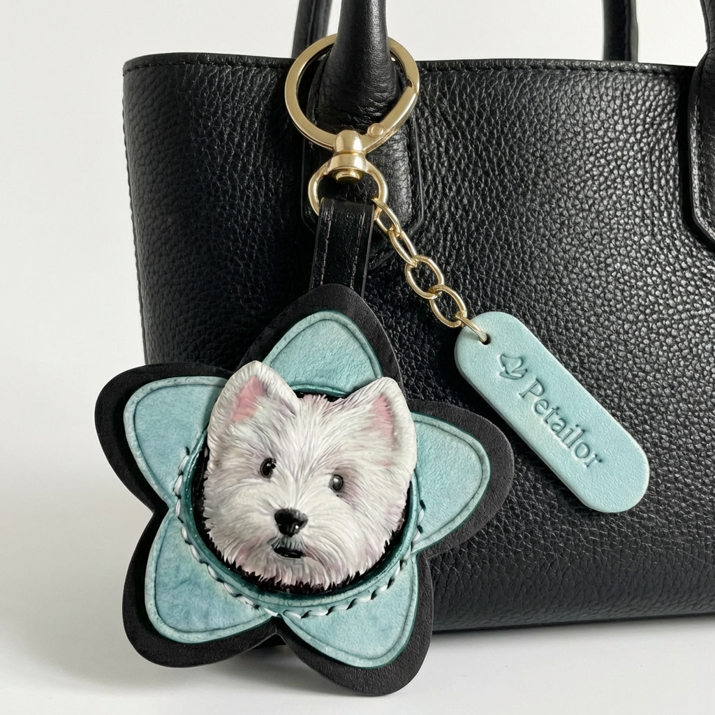 Custom Pet Leather Engraved Star Shape