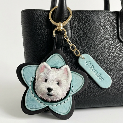 Custom Pet Leather Engraved Star Shape